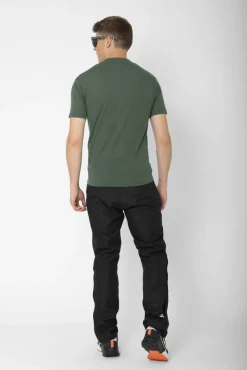 2117 Paidat Ja Neuleet*merinovilla T-paita Almo 500 Forest Green