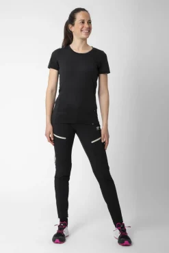 2117 Paidat, Neuleet Ja Topit*merinovilla T-paita Almo W 010 Black