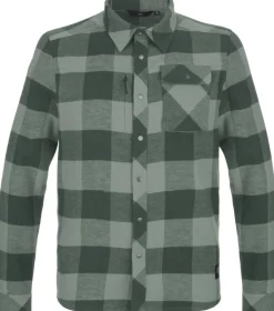 2117 Paidat Ja Neuleet*paita Skjortan 500 Forest Green