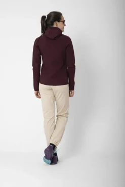 2117 Fleecet, Colleget Ja Hupparit*softshell takki Mellom W 709 Dk-Plum