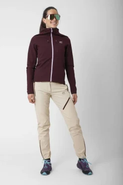 2117 Fleecet, Colleget Ja Hupparit*softshell takki Mellom W 709 Dk-Plum