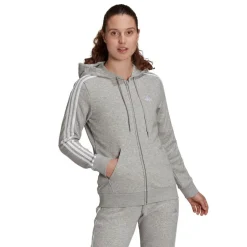 Adidas Fleecet, Colleget Ja Hupparit*collegetakki 3S ft fz hoody w GL0802 GL0802 Mgrey heather