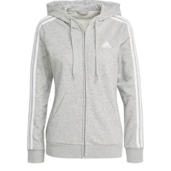 Adidas Fleecet, Colleget Ja Hupparit*collegetakki 3S ft fz hoody w GL0802 GL0802 Mgrey heather