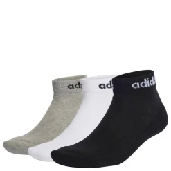 Adidas Asusteet|Asusteet*sukat Linear Ankle Cushioned 3 pr / pkt IC1304 Grey/white/black