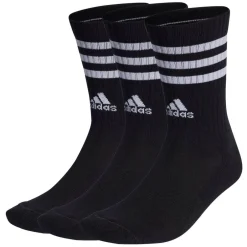 Adidas Asusteet|Asusteet*sukat 3-Stripes Cushioned Crew 3 paria/pkt musta IC1321 Black