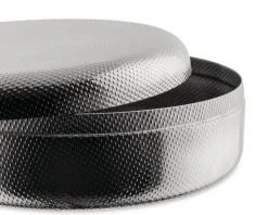Alessi Ruoansäilytys Ja Järjestys*Extra Ordinary Texture säilytyspurkki 3,1 L  teräs