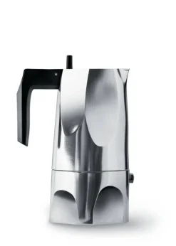 Alessi Juoma- Ja Baaritarvikkeet|Tarjoilu*Ossidiana espressopannu 3 kuppia alumini