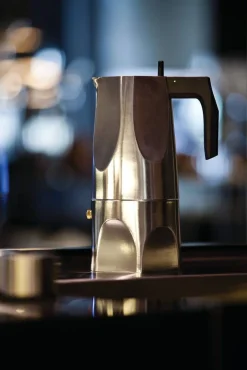 Alessi Juoma- Ja Baaritarvikkeet|Tarjoilu*Ossidiana espressopannu 6 kuppia alumini