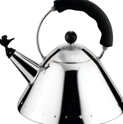 Alessi Juoma- Ja Baaritarvikkeet|Tarjoilu*Vesipannu viheltävä musta