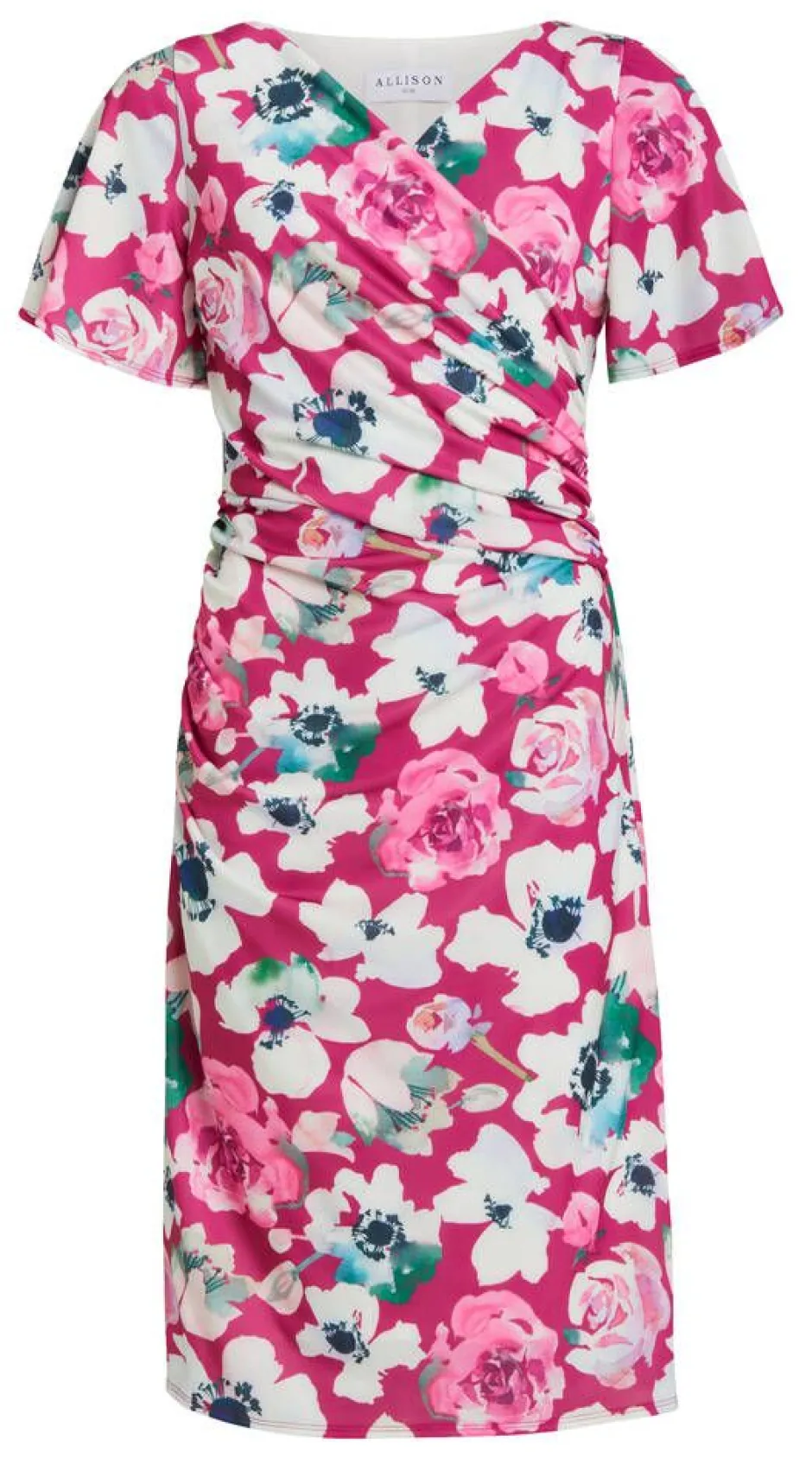 Allison Lyhyet Juhlamekot*mekko 61148 FUCHSIA