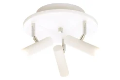 Sisustusvalaisimet*Aneta Lighting kattospotti Artic LED  3-os. pyöreä valkoinen/kromi