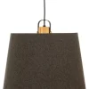 Sisustusvalaisimet*Aneta Lighting kattovalaisin Geilo 45 musta/harmaa/puu