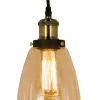 Sisustusvalaisimet*Aneta Lighting kattovalaisin Becky antiikki/meripihka