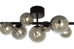Sisustusvalaisimet*Aneta Lighting kattovalaisin Molekyl musta 7-os.