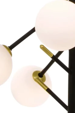 Sisustusvalaisimet*Aneta Lighting kattovalaisin Akrobat 5-os musta/mattamessinki