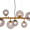 Sisustusvalaisimet*Aneta Lighting kattovalaisin Molekyl 9-os antiikki/savunharmaa
