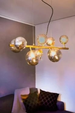 Sisustusvalaisimet*Aneta Lighting kattovalaisin Molekyl 9-os antiikki/savunharmaa