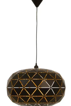 Sisustusvalaisimet*Aneta Lighting kattovalaisin Lattice 50 cm musta