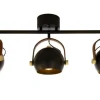 Sisustusvalaisimet*Aneta Lighting kattovalaisin Bow 3-os. musta