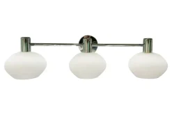 Kosteantilanvalaisimet*Aneta Lighting kylpyhuoneen seinävalaisin Elba 3-osainen kro