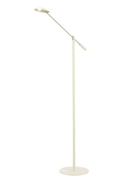 Sisustusvalaisimet*Aneta Lighting lattiavalaisin Cadiz LED valkoinen/teräs