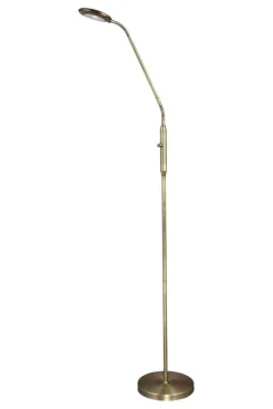Sisustusvalaisimet*Aneta Lighting lattiavalaisin Moto antiikki
