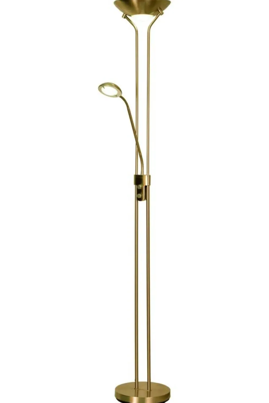 Sisustusvalaisimet*Aneta Lighting lattiavalaisin Nice LED uplight antiikki