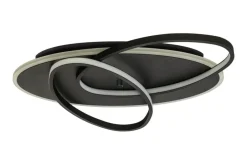 Sisustusvalaisimet*Aneta Lighting LED-plafondi Legato musta