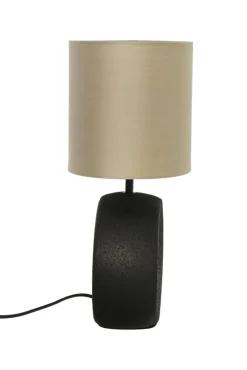 Sisustusvalaisimet*Aneta Lighting pöytävalaisin Ellipse musta/beige