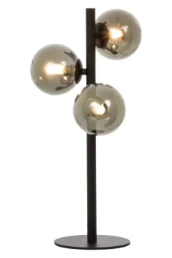 Sisustusvalaisimet*Aneta Lighting pöytävalaisin Molekyl 3-os. musta