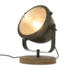 Sisustusvalaisimet*Aneta Lighting pöytävalaisin Alaska mustateräs/puu