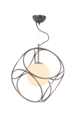 Sisustusvalaisimet*Aneta Lighting riippuvalaisin Rigoletto tina/valkoinen