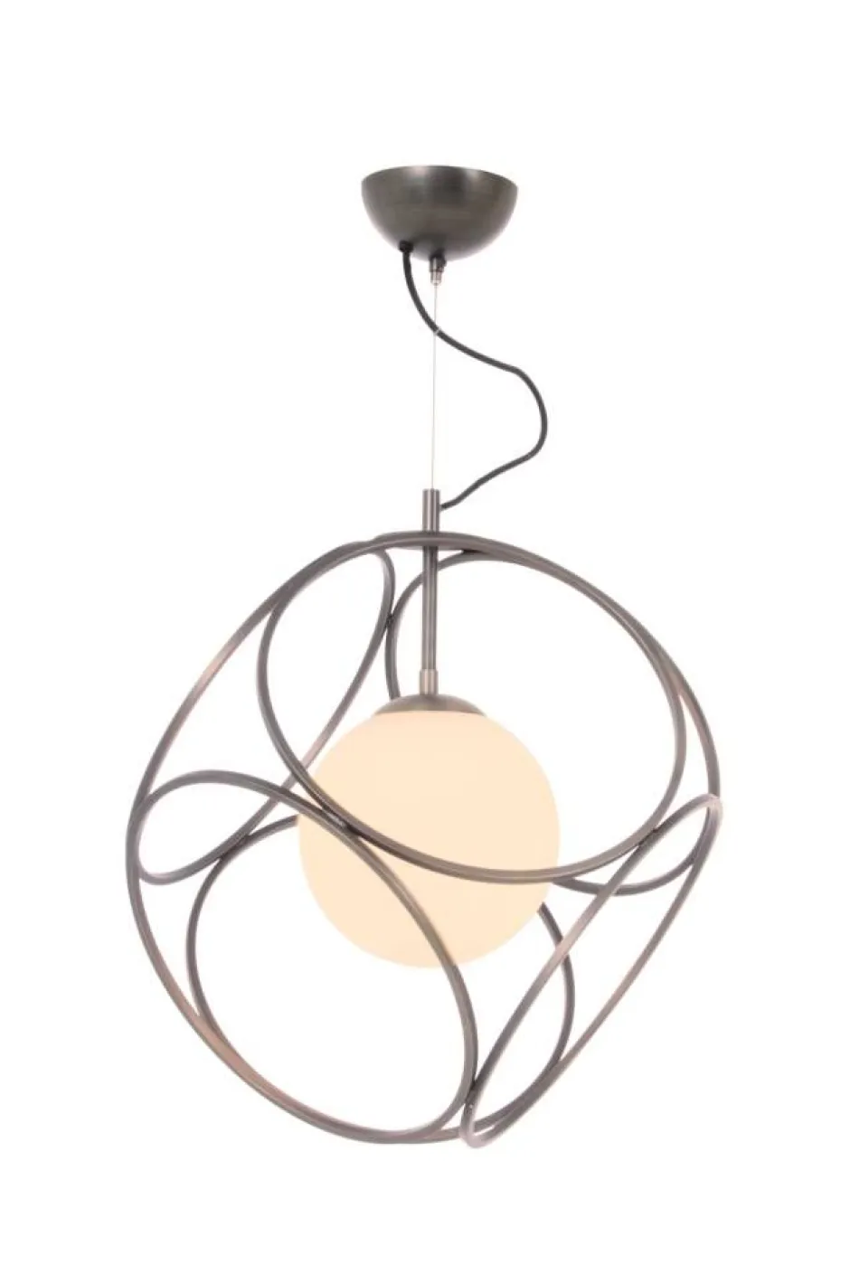 Sisustusvalaisimet*Aneta Lighting riippuvalaisin Rigoletto tina/valkoinen