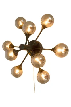 Sisustusvalaisimet*Aneta Lighting seinä/kattovalaisin Cosmos musta
