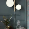 Sisustusvalaisimet*Aneta Lighting seinävalaisin Molekyl mattamessinki