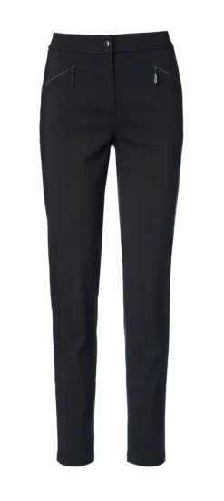 Anna Montana Housut*housut Angelika Slim Fit 1104 Oslo Schwarz1 / Musta