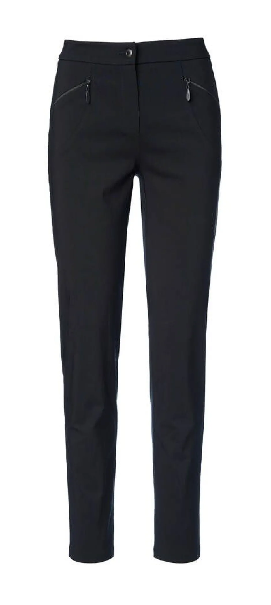 Anna Montana Housut*housut Angelika Slim Fit 1104 Oslo Schwarz1 / Musta