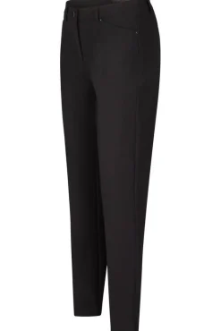 Anna Montana Housut*housut Angelika Slim Fit 1240 Basel Black /musta
