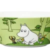 Moomin Astiat*Arabia Muumi Kulho Muumipeikko nurmenvihreä 15 cm