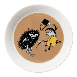 Moomin Astiat*Arabia Muumi lautanen 19 cm Haisuli vauhdissa