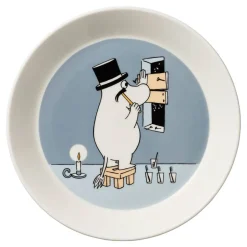 Moomin Astiat*Arabia Muumi lautanen 19 cm Muumipappa harmaa