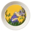 Moomin Astiat*Arabia Muumi lautanen 19 cm Hemuli keltainen