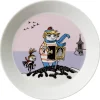 Moomin Astiat*Arabia Muumi Lautanen Tuutikki  19 cm violetti