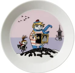 Moomin Astiat*Arabia Muumi Lautanen Tuutikki  19 cm violetti