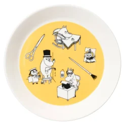 Moomin Astiat*Arabia Muumi lautaset 19 cm Toimisto&Talviyö