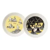 Moomin Astiat*Arabia Muumi Lautassetti Keltainen&hurraa 19 cm 2 kpl
