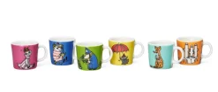 Moomin Astiat*Arabia Muumi minimukisetti 6 kpl klassikot