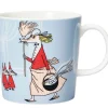 Moomin Astiat*Arabia Muumi muki 0,3 L Vilijonkka harmaa