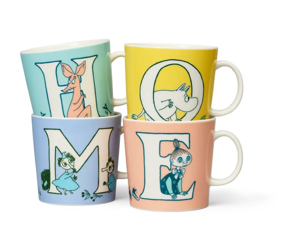Moomin Astiat*Arabia Muumi Muki 0,4l ABC O