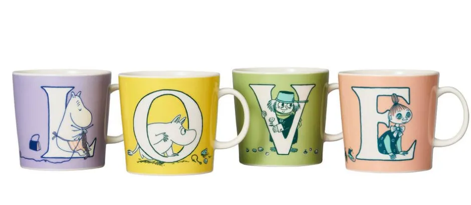 Moomin Astiat*Arabia Muumi Muki 0,4l ABC V